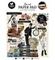 SL Die-cut Paper Pad Paper Elements Grunge Collection nr.312