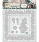 JMA Cutting Die Snowy frame Christmas Blush nr. 1059
