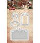 SL Cutting dies Christmas Labels Cottage Christmas nr.1115