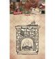 SL Clear stamps Fireplace Cottage Christmas nr.957