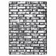 Sizzix 3D Texture Fades by Tim Holtz A5 Brickwork (666958)