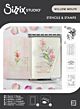 Studio Clear Stamps w/ Stencils Hummingbird and Orchids (3+3pcs) by Willow Wolfe (667125)