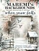 MAREMI'S Backgrounds for art journaling & collage WHEN SNOW FALLS: 70+ Backdrop Images