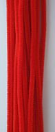 Chenille rood 6mm x 30cm 20st