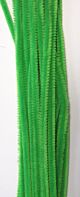 Chenille lichtgroen 6mm x 30cm 20st