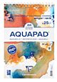 Goldline  Aquapad spiraal A4+ 25sh 300g