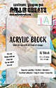 AALL and Create A7 Acrylic Block