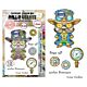 AALL & Create Steam & Wonder A7 Stamp Sets Time Tinker by Janet Klein (AALL-TP-1374) 