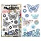 AALL & Create Cercle De Couleurs A6 Stamp Sets Papillons by Azoline (AALL-TP-1462) 