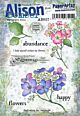 PaperArtsy Alison Bomber 057: Hydrangea Edition (A5 on EZ) 