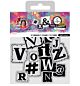 ABM Paper Elements B&W Alphabet Art by Marlene nr. 56 - 74 Elements