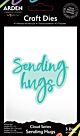 Arden Creative Sentiment Cloud Series Craft Die Set Sending Hugs (ACSCD0031)