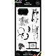 Arden Creative Studio Maker Series 4x8 Inch Clear Stamp Set Maker's Marks (9pcs) (ACSCS0006)