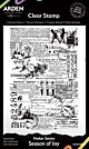 Arden Creative Maker Series 4x6 Inch Background Stamp Season of Joy (ACSCS0014)