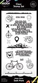 Arden Creative Studio Maker Series 4x8 Inch Clear Stamp Set Seek More (ACSCS0025)