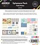 Arden Creative Field Notes Ephemera Pack (78pcs) (ACSEP0010)