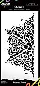 Arden Creative Frosted Flake 4x8 Inch Stencil (ACSST0007)
