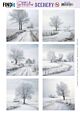Push-Out Scenery - Berries Beauties - White Winter Square