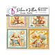Ciao Bella Lunibloom 6x6 Inch Deluxe Paper Pearl & Vellum Dual Pack Mixed (6pcs) (CBXQ006)