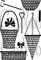 Card-io Basket and Bows A6 Combinations Clear Stamp Set