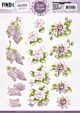 3D Cutting Sheet - Precious Marieke - Purple Blossom - Lilac