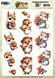3D Cutting Sheet - Berries Beauties - Cute Animals - Forest Friends