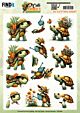 3D Cutting Sheet - Berries Beauties - Cute Animals - Turtles