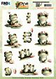 3D Cutting Sheet - Berries Beauties - Cute Animals - Frogs