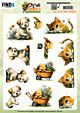 3D Cutting Sheet - Berries Beauties - Cute Animals - Garden Friends