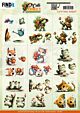 Cutting Sheet - Berries Beauties - Cute Animals - Mini