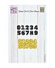 Shape Die & Clear Stamp Scandinavian Alphabet Numbers (CDCS004) 