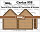 Cardzz Dies No. 332 Twist & Pop A6 Panels & Concertina Card & Booklet House (CLCZ332)