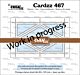 Crealies Cardzz Stansen Postzegelvel Ayle (CLCZ467)
