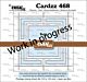 Crealies Cardzz Stansen Postzegelvel Britt (CLCZ468)