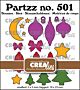 Crealies Partzz Stansen Mini Kerst (CLPartzz501)