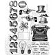 Stampers Anonymous Curiosity Shop Tim Holtz Cling Stamps (CMS482)