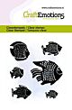 CraftEmotions clearstamps 6x7cm - Tropical fish