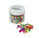 CraftEmotions Letter beads - round colored opaque 270 pcs 7mm