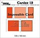 Crealies Cardzz no 12 impossible card 100x100mm 