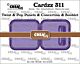 Crealies Cardzz Twist & pop up - mini boekje A CLCZ311 65x130mm