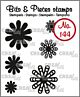 Crealies Clearstamp Bits & Pieces 6x Mini Bloemen 22  max. 20 mm  