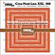 Crealies Crea-Nest-Lies XXL Inchies vierkant CLNestXXL163 max. 5,125 x 5,125 inch