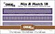 Crealies Mix&Match Strips A CLMIX18 17/15/17 x 145 mm