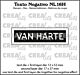 Crealies Texto Negativo Die VAN HARTE  - NL (H) NL16H max. 17x57mm