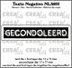 Crealies Texto Negativo GECONDOLEERD (H) NL38H max. 17 x 77 mm