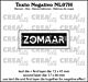 Crealies Texto Negativo ZOMAAR (H)  - (NL) NL07H 46x17mm