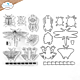 ECD Sunny Days Stamp & Die Set Beetles and Bugs (CSD402)