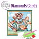 Dotty Designs Diamond Cards -Â Teddybear in Airplane