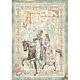 Stamperia Rice Paper A4 Sleeping Beauty Prince on Horse (DFSA4575)