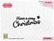 Nellie Snellen Clear Stamp Tekst Cosy Christmas